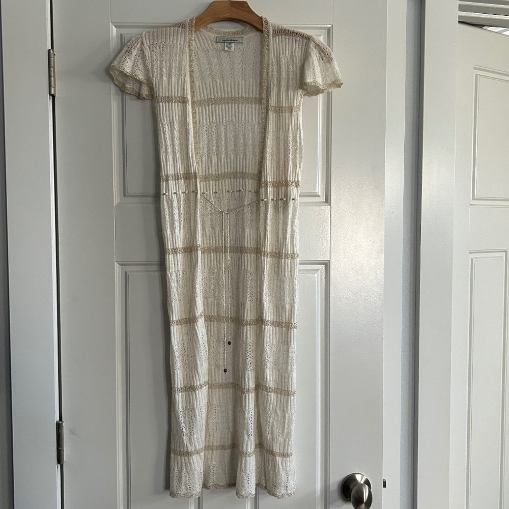 NWT Intuitions Open Front Short Sleeve Cardi